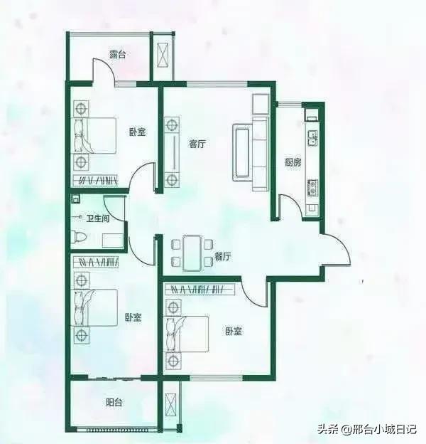 坐标邢台市桥东区，陪朋友看二手房，他在市区打拼十多年想安家