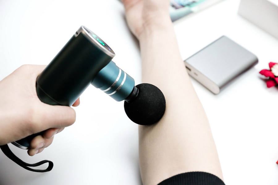 菠萝君筋膜枪高频震动,筋膜枪新二代黑科技按摩神器