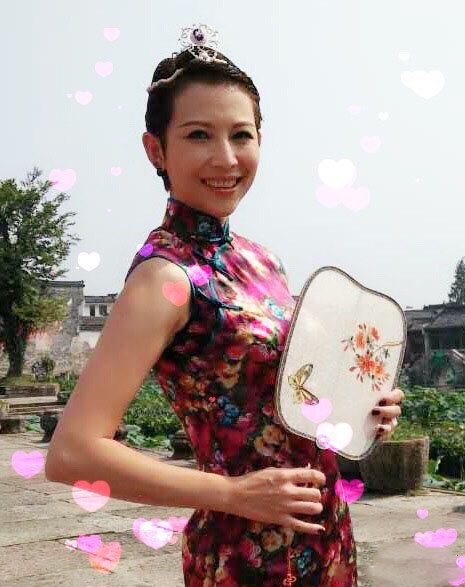 蔡少芬的普通话真的有这么夸张吗,蔡少芬复古旗袍照