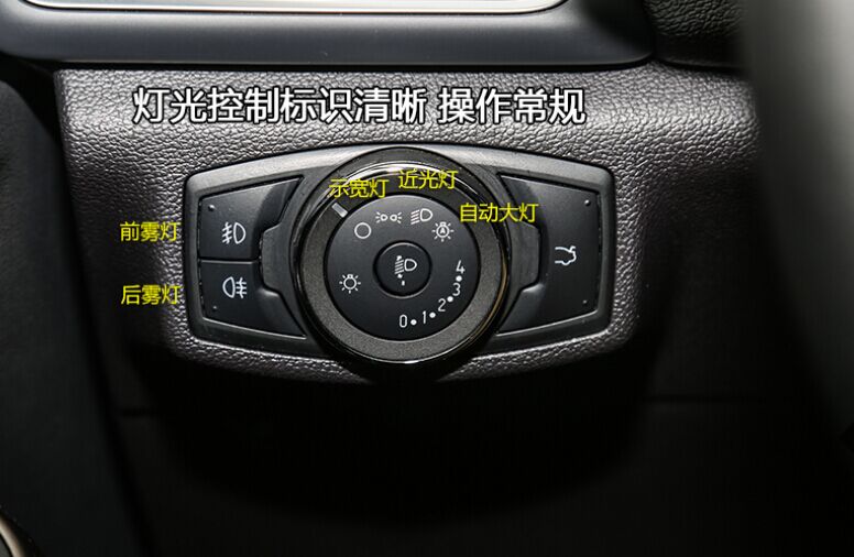 福睿斯后视镜折叠按键图解,2019福睿斯质享版所有按键图解