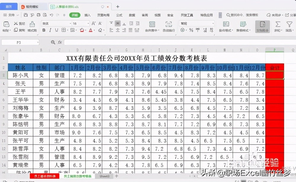 Excel绩效等级评定标准函数,excel用if对员工绩效等级划分