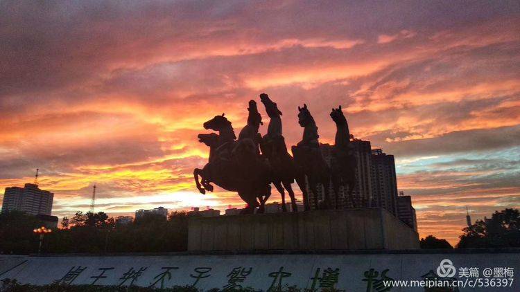 双彩虹映照下的绝美风景，洛阳奇特天象百年不遇