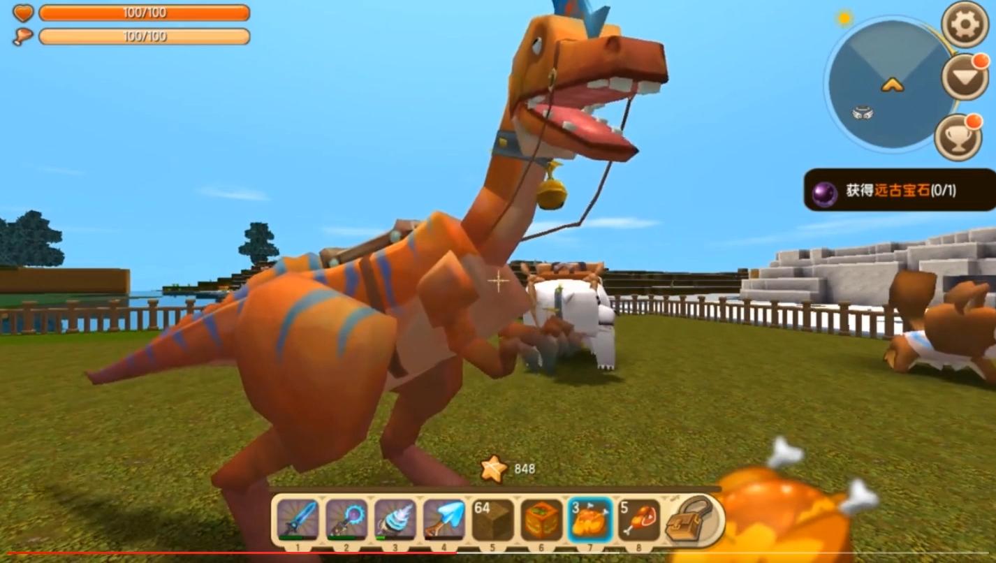 迷你世界迅猛龙吃什么才能当坐骑,迷你世界的霸王龙坐骑吃什么