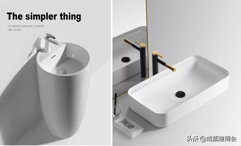 采用最新工艺打造典雅风格,巴斯比卫浴参展新品抢先看