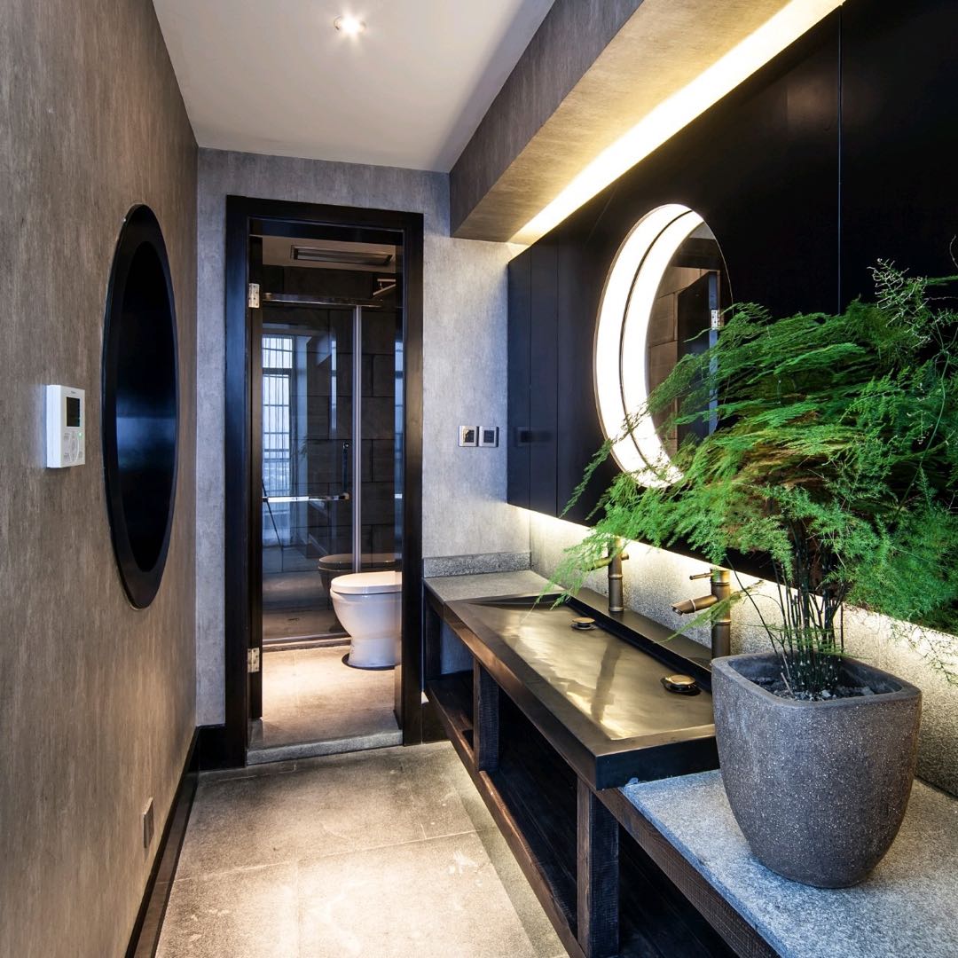 蹲便卫生间设计装修效果图大全,80平方两室一厅卫生间设计效果图