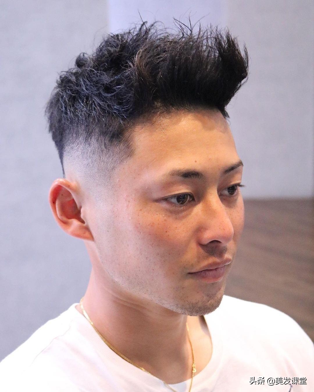 超火的男士凌乱油头造型,男生发型2020潮流短碎盖