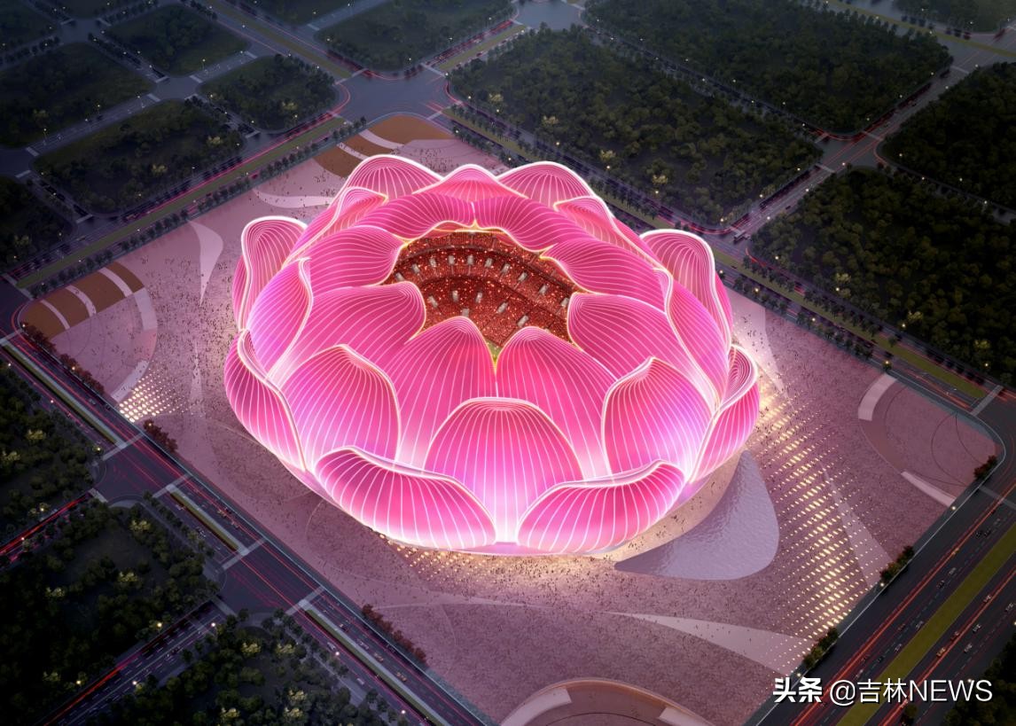 广州恒大荷花,荷花造型许家印