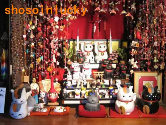 招财猫御守足金,日本御守招财猫