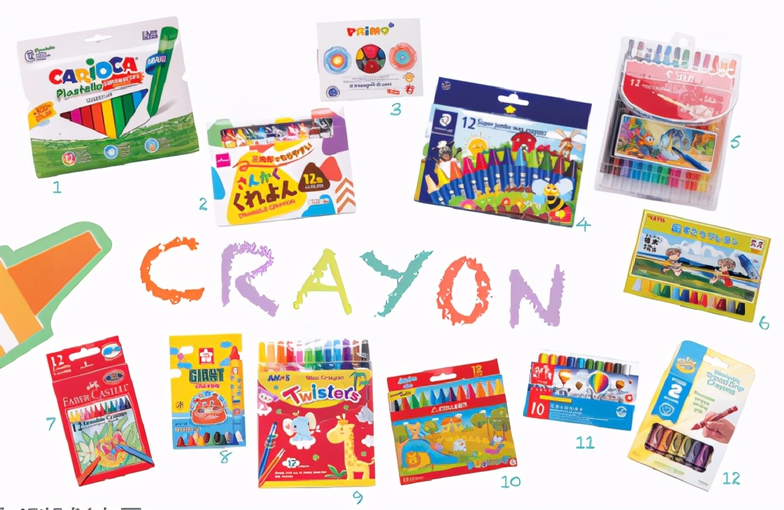 儿童蜡笔不脏手安全无毒蜡笔评测,蜡笔测评排行榜