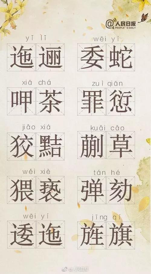 常遇到但却不认识的字词总结，收藏学习扩大词汇量，再遇到不尴尬