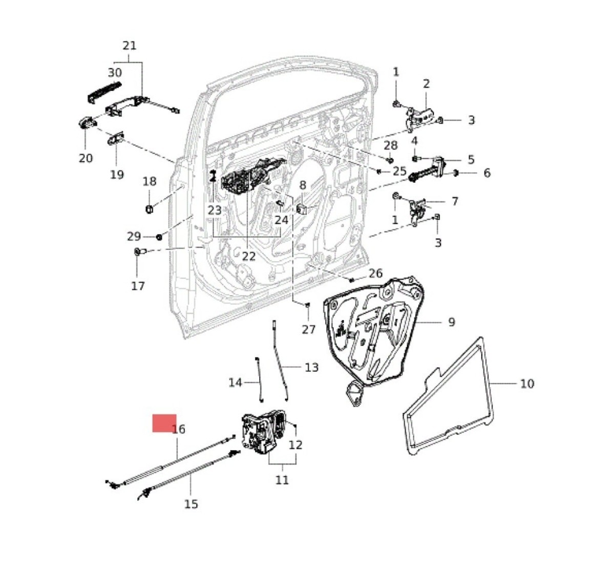 凯迪拉克xt5副驾门锁落锁不回弹,凯迪拉克xt5副驾驶锁块怎么拆