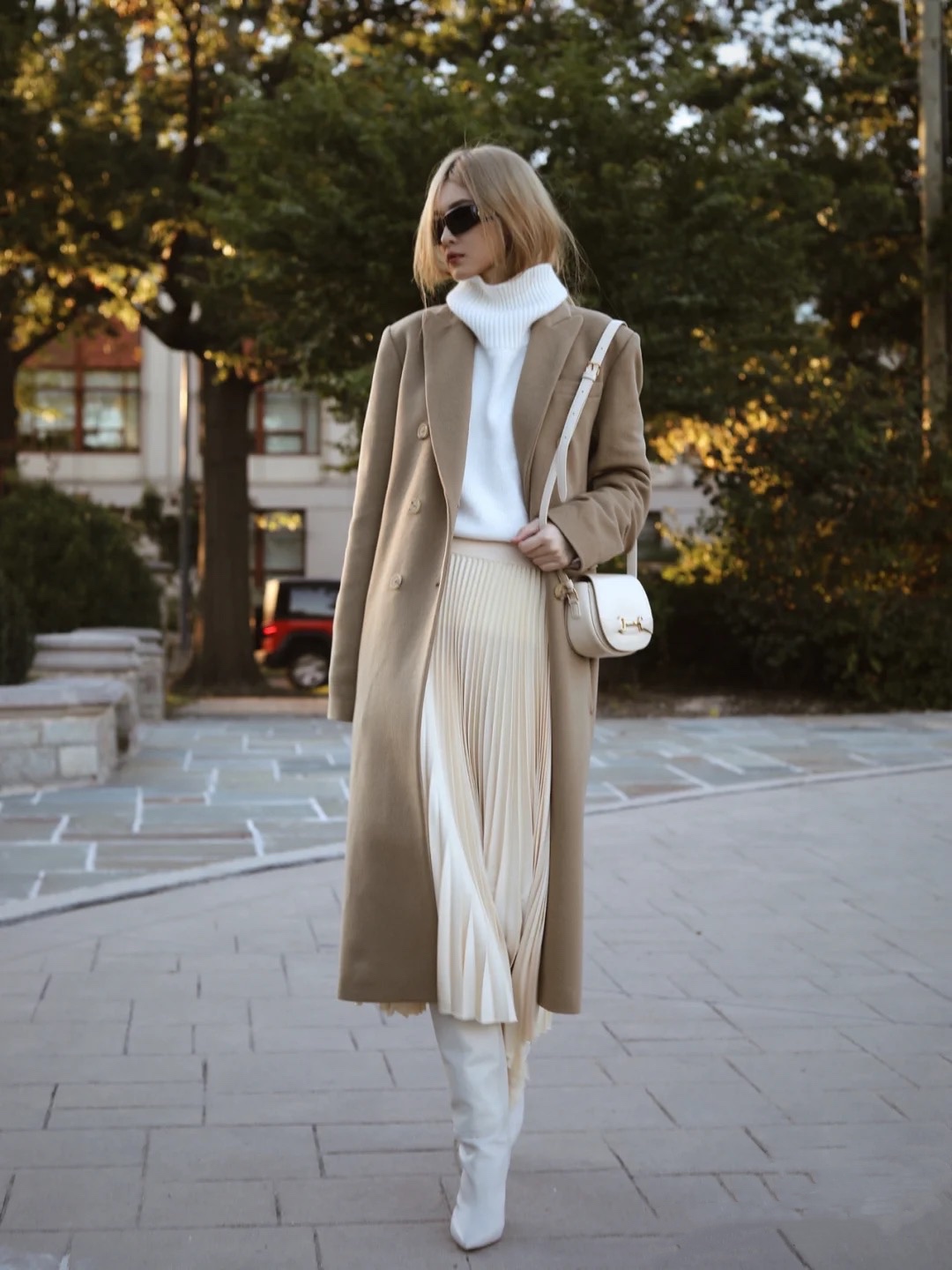 人见人爱大衣,人见人爱的甜美穿搭