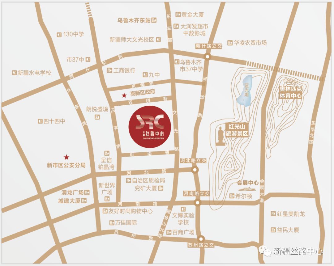 香港铜锣湾集团董事局主席陈智莅临*疆新**丝路中心城市展厅参观调研
