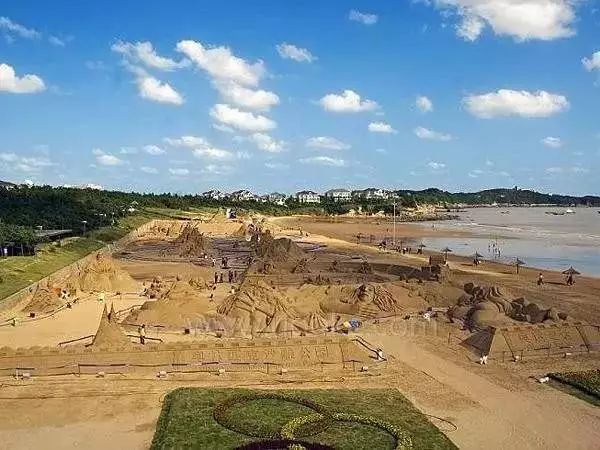 上海周边干净的沙滩,上海沙滩