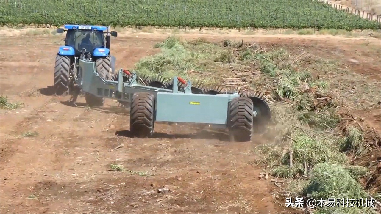 国外树桩拉拔机视频,德国最牛逼的树桩拉拔机