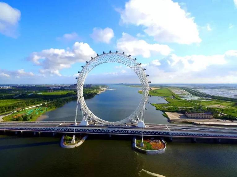 潍坊有一处“亮眼”地标，创下3个世界纪录，网友：好大一只玉镯