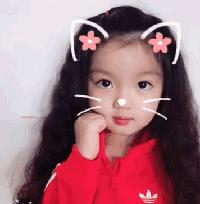 超萌小女孩GIF喜欢的看过来