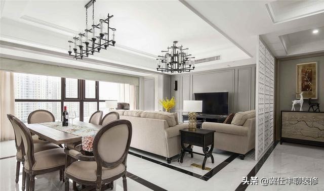 美式护墙板石膏线效果图,法式风格护墙板好还是石膏线好