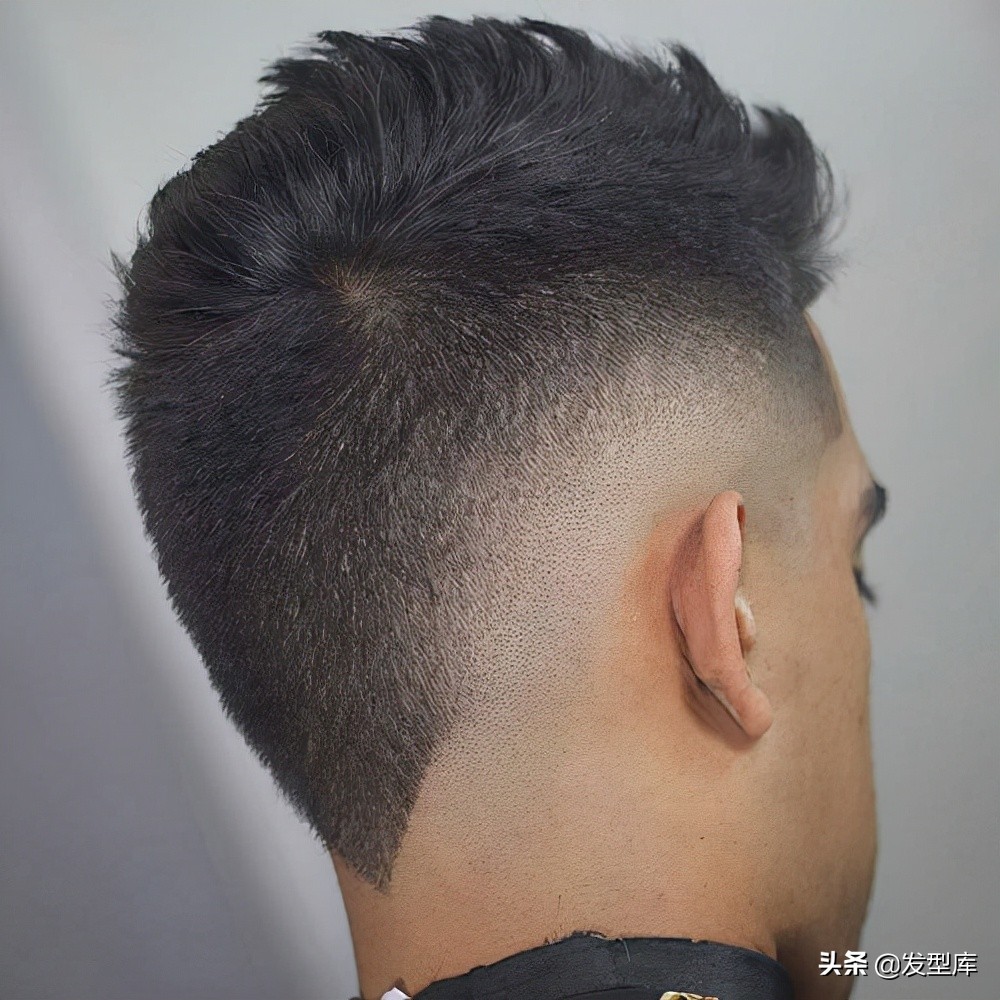 常见的飞机头,颓废莫霍克发型