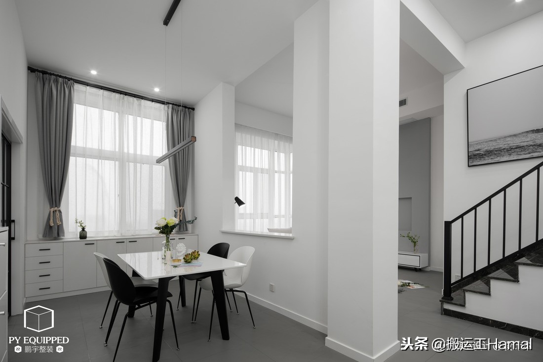 PYD｜荼白「106㎡极简北欧」