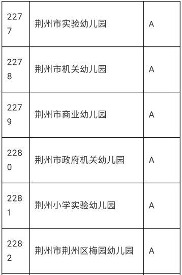 荆州市哪几所幼儿园是最好的,荆州市新增公立幼儿园