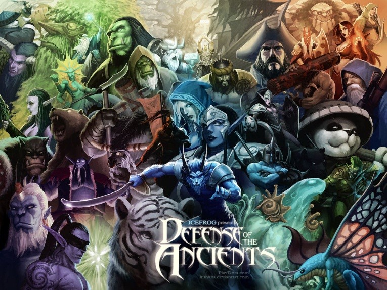 在dota2中玩lol,dota里面玩lol