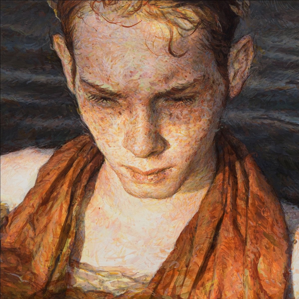 极致好看的人物肖像,经典绘画风格的肖像摄影