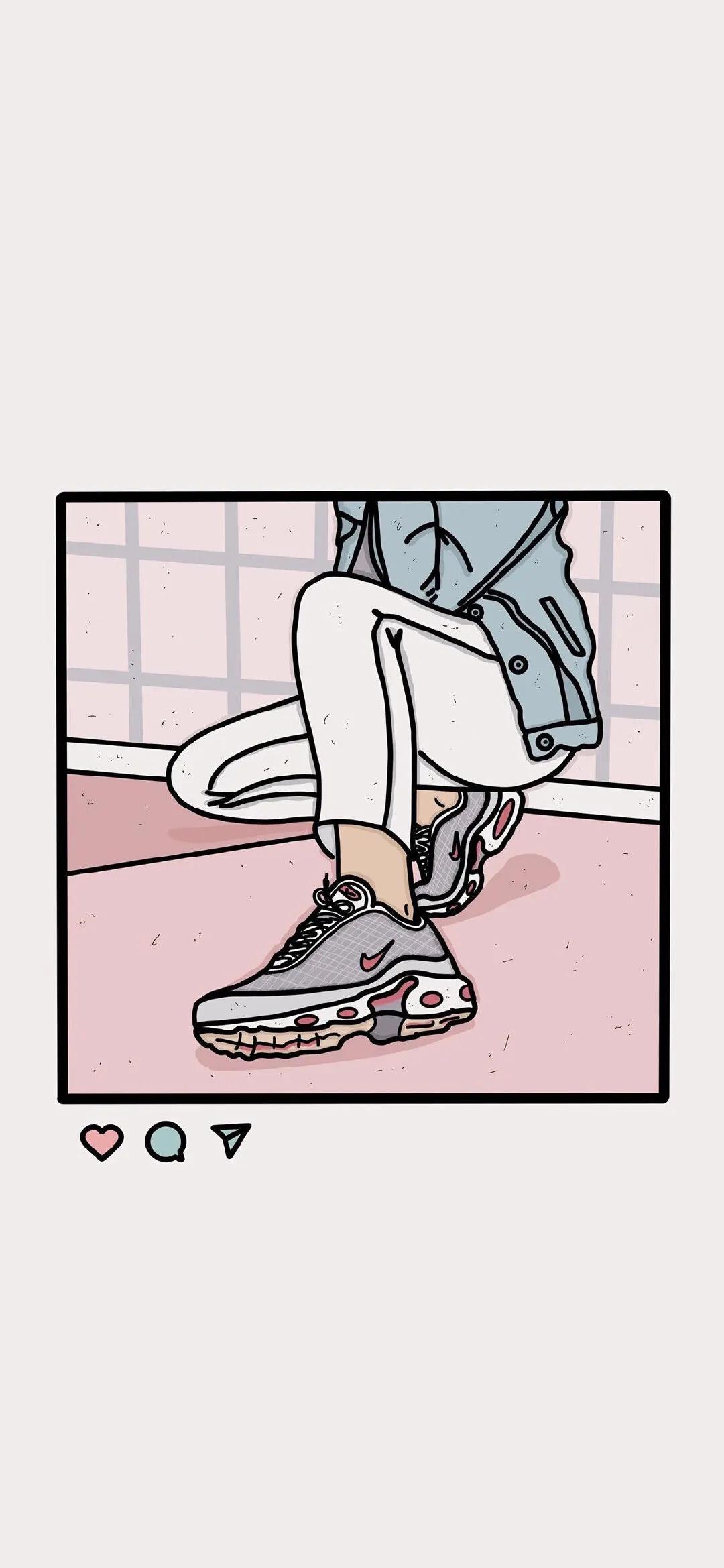 nike潮鞋系列dunk青花瓷效果图,nike穿搭潮鞋图集