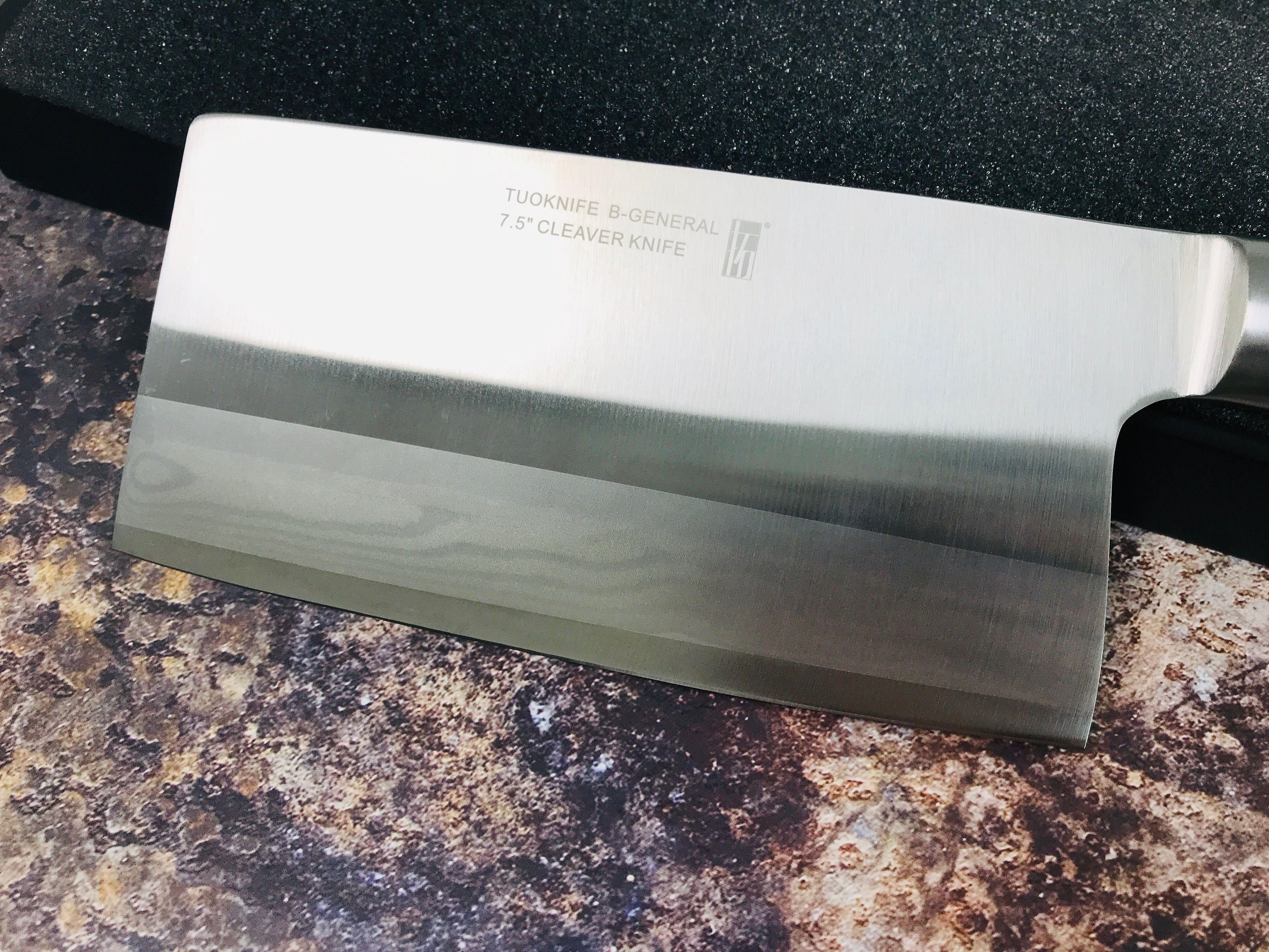 拓牌中式菜刀测评,拓黑将菜刀测评