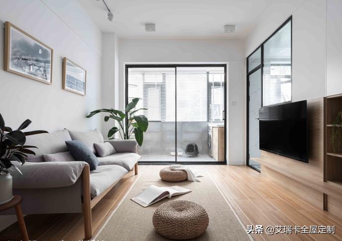 现代风格全屋定制柜子,简约风全屋柜子白色设计