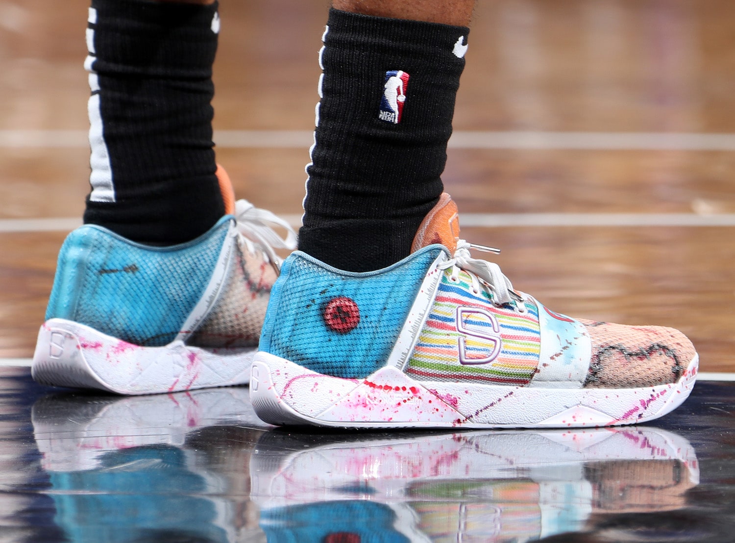 nba球员上脚便宜又好穿的实战球鞋,一周nba赛场8双定制球鞋合集