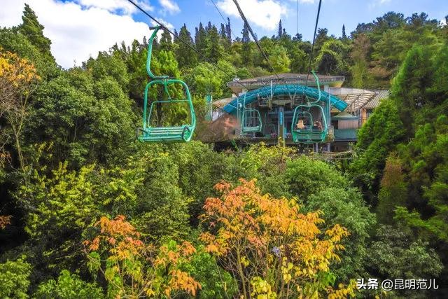 看滇池夕阳,五百里看滇池全景