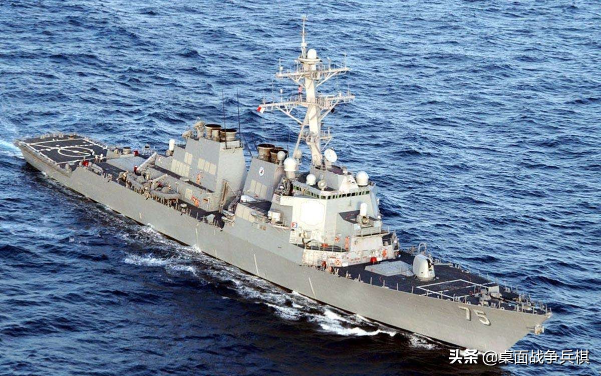 现代军舰主炮和二战军舰对比,主流舰炮口径