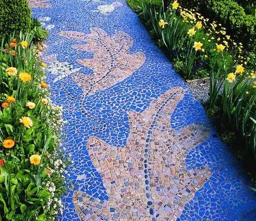 新中式庭院用什么石材铺地,庭院铺地红砂岩石材定制加工