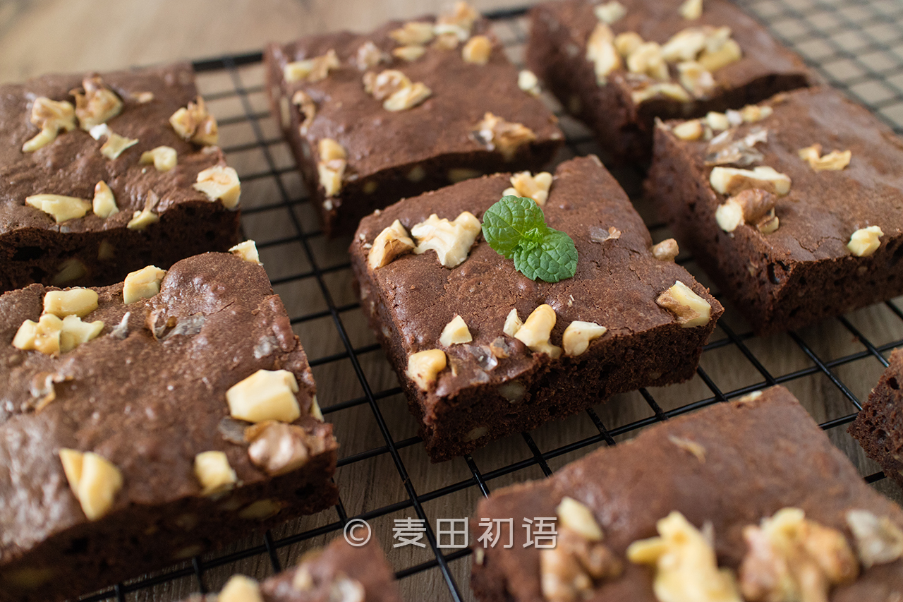 低脂巧克力布朗尼蛋糕,布朗尼巧克力制作教程