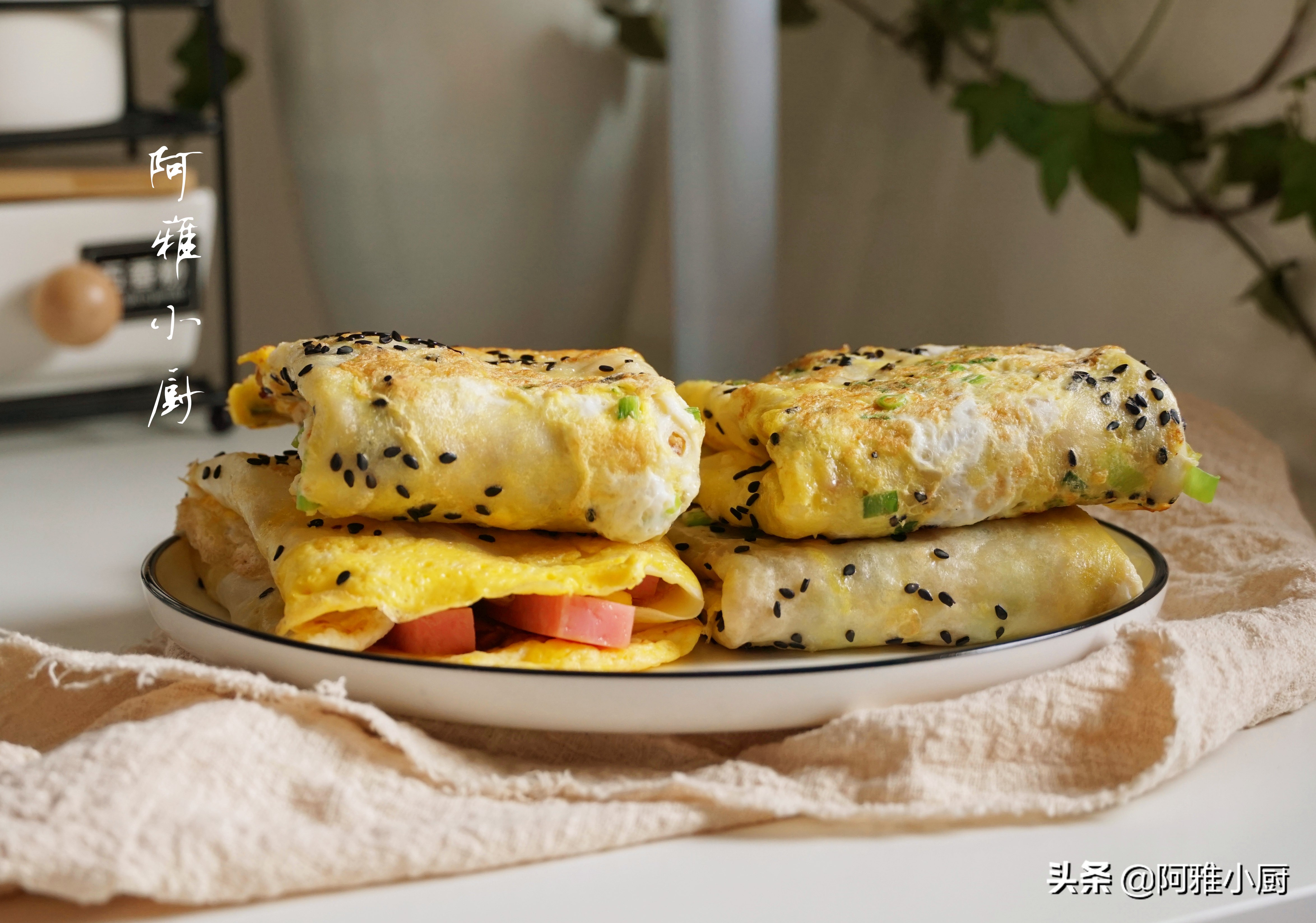 自己在家做煎饼果子面糊做法,早餐煎饼果子超简单做法