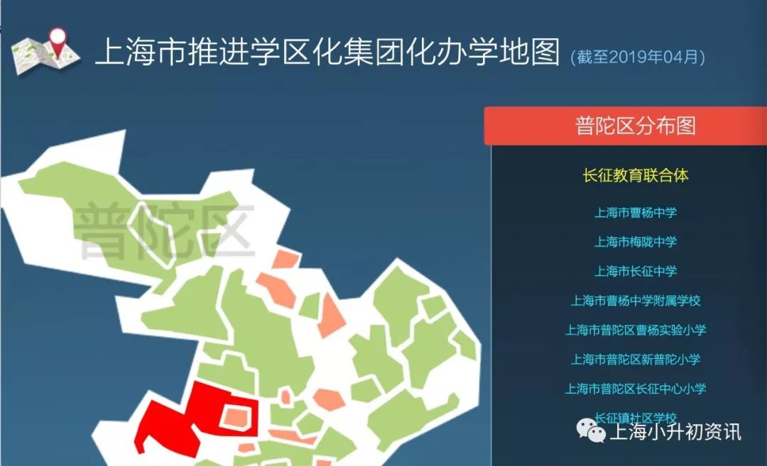 上海市强势崛起的十大公办小学,上海市普陀公办小学对口地区