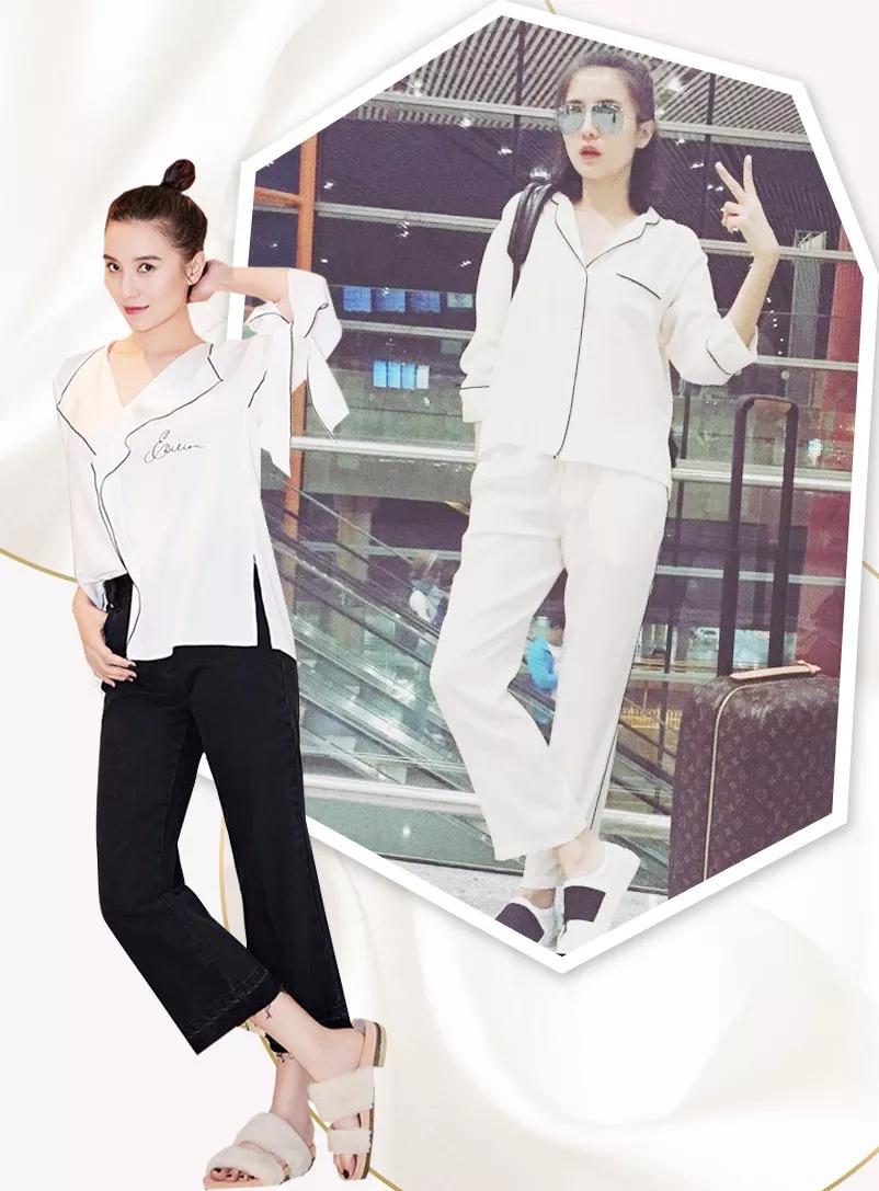 即使不出门也要穿出睡衣的别致,穿睡衣成了一种时尚