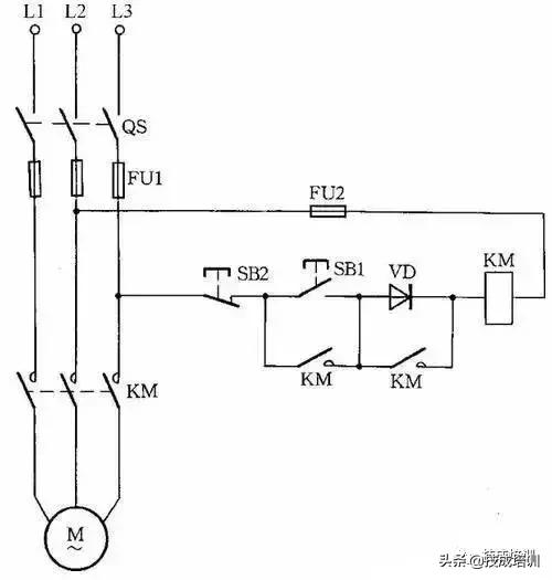 控制变压器和接触器接线方法,接触器和三相电机的接线方法