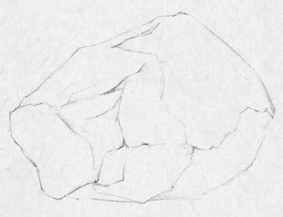 八种石头画法,石头画法步骤视频教程