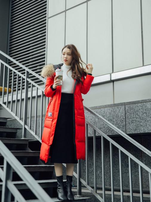 杨幂同款波司登极寒,波司登冲锋衣杨幂