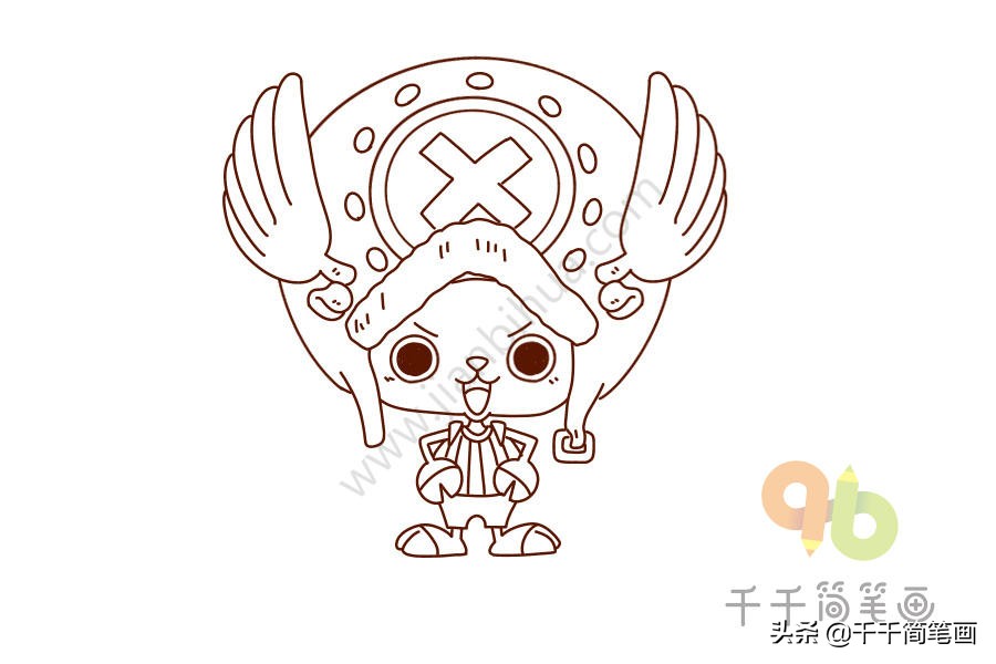 如何画海贼王全员图,手残党也可以学会的画人