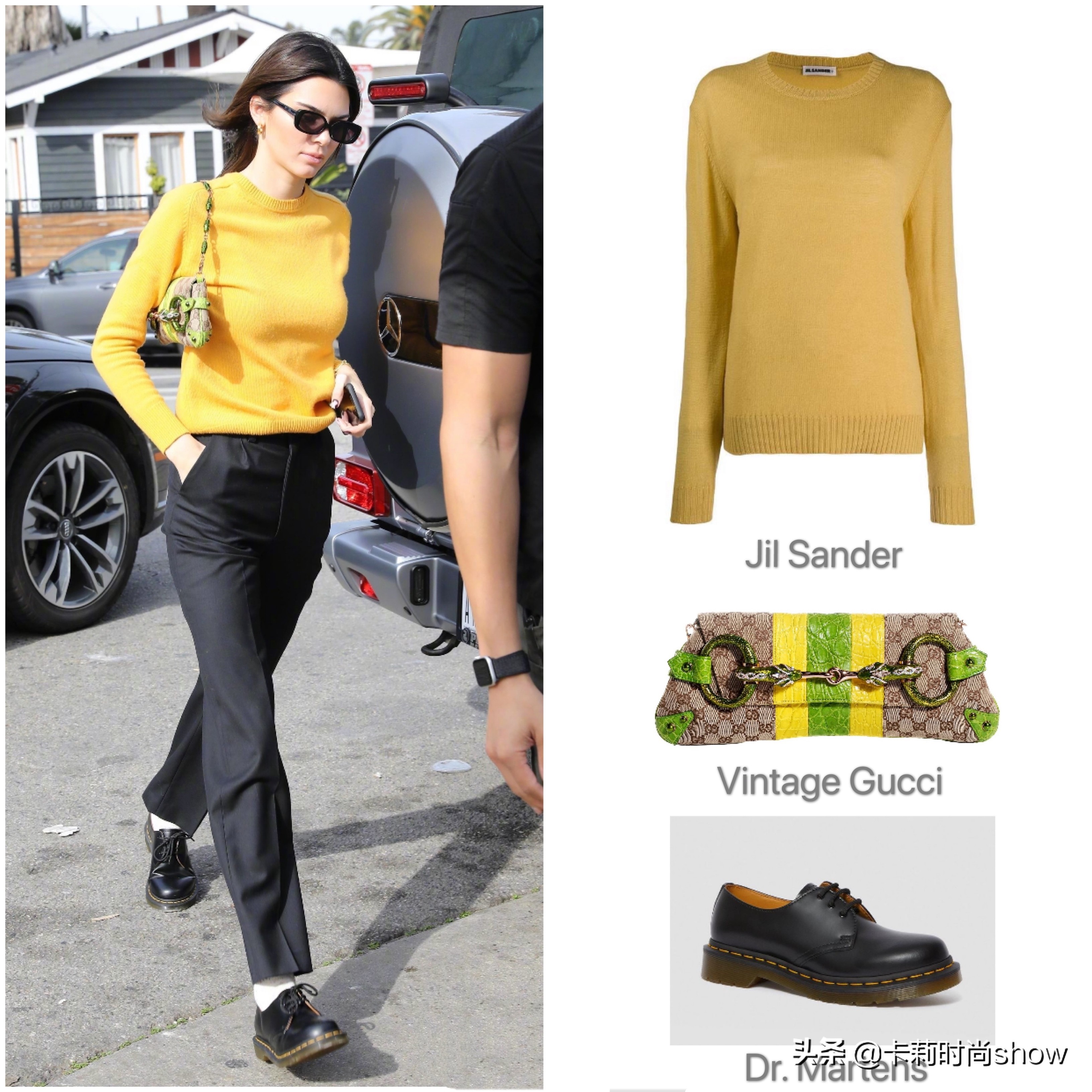 瘦下来的吴昕图片,吴昕黑色上衣配阔腿裤