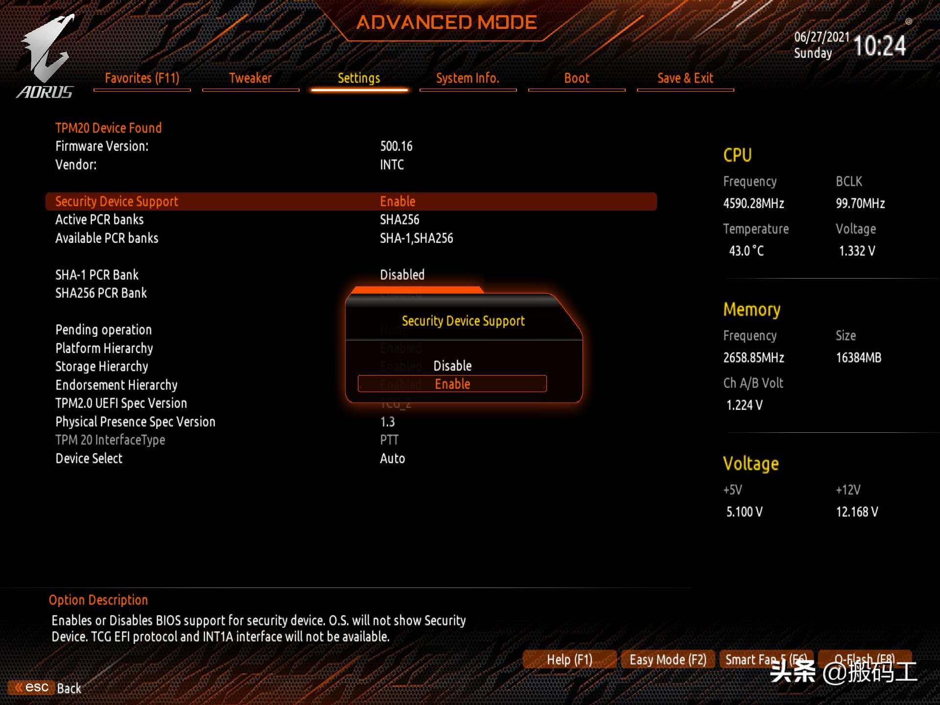 技嘉b460怎么开启tpm2.0,技嘉b460maoruselite