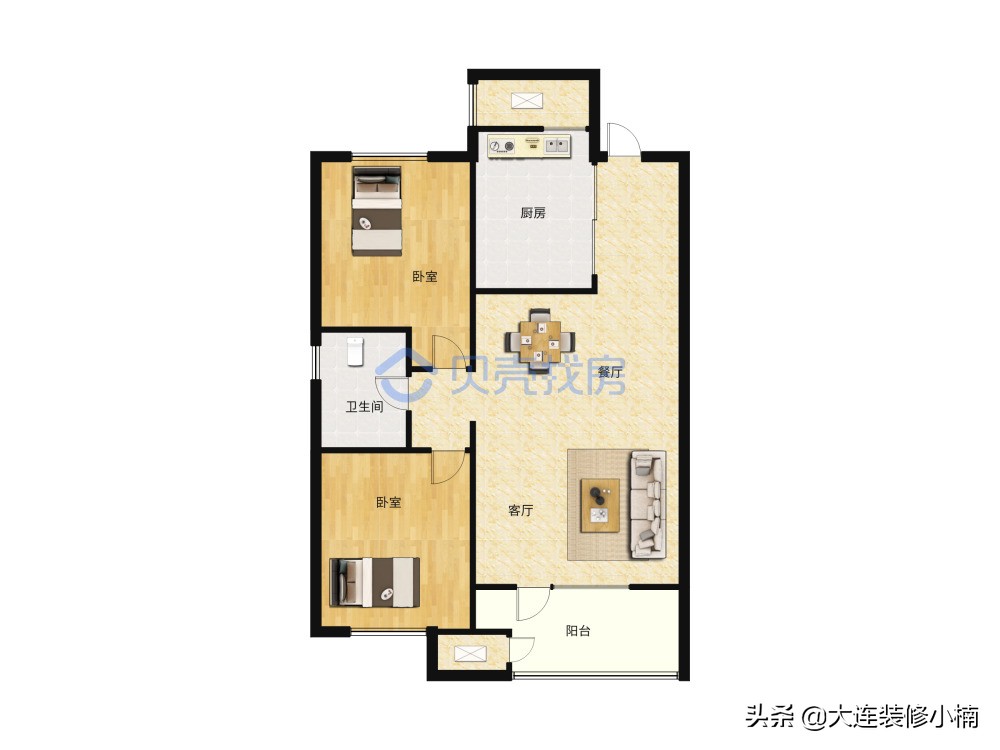 大连融创海逸长洲样板间,融创轻奢风格装修设计一口价