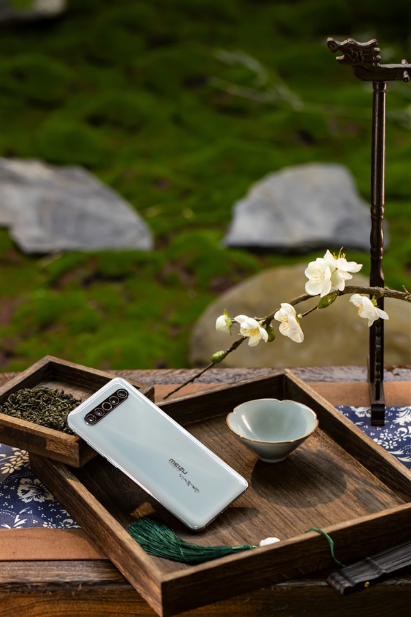 魅族17pro晓芳窑艺术典藏版古风,魅族17天青釉