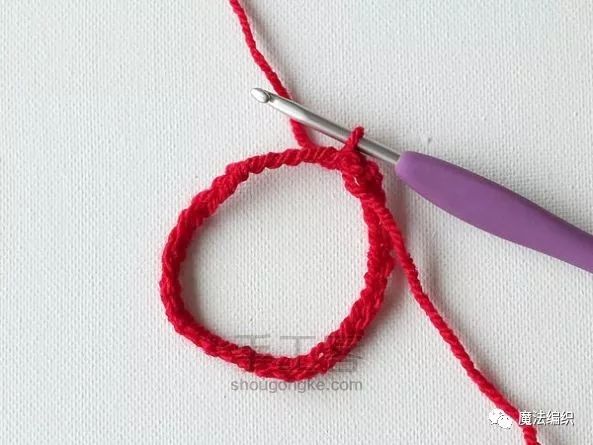 一线连衣服钩编教程,衣服手工钩编