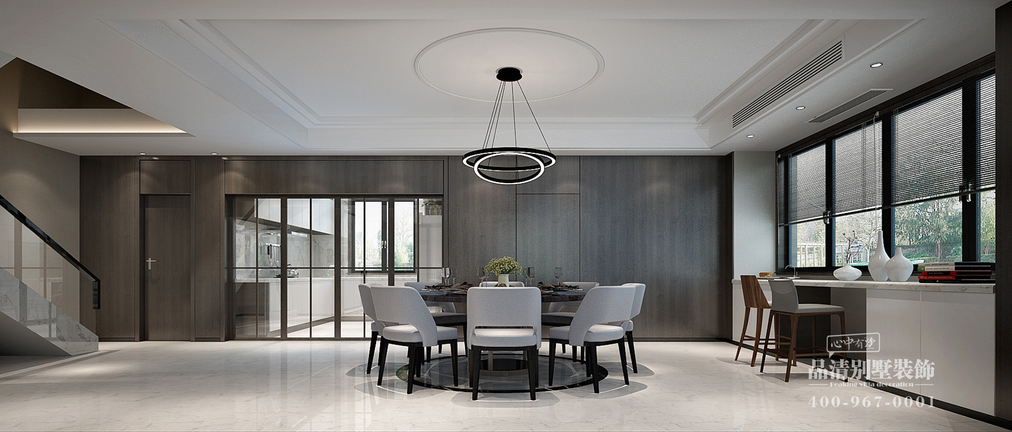 扬州别墅风格装修设计,常州别墅现代风格装修案例暖色系