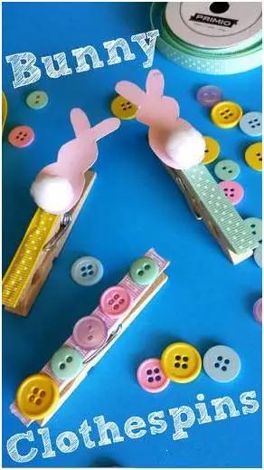 复活节兔子手工外发,复活节兔子彩蛋做手工