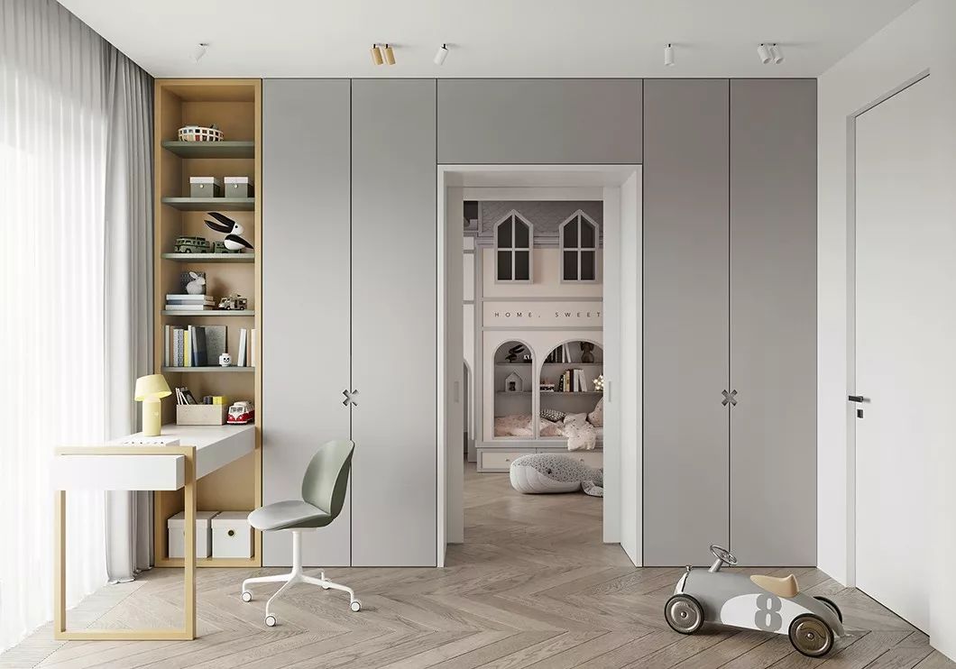 简约舒适高级质感住宅,高级灰现代简约住宅